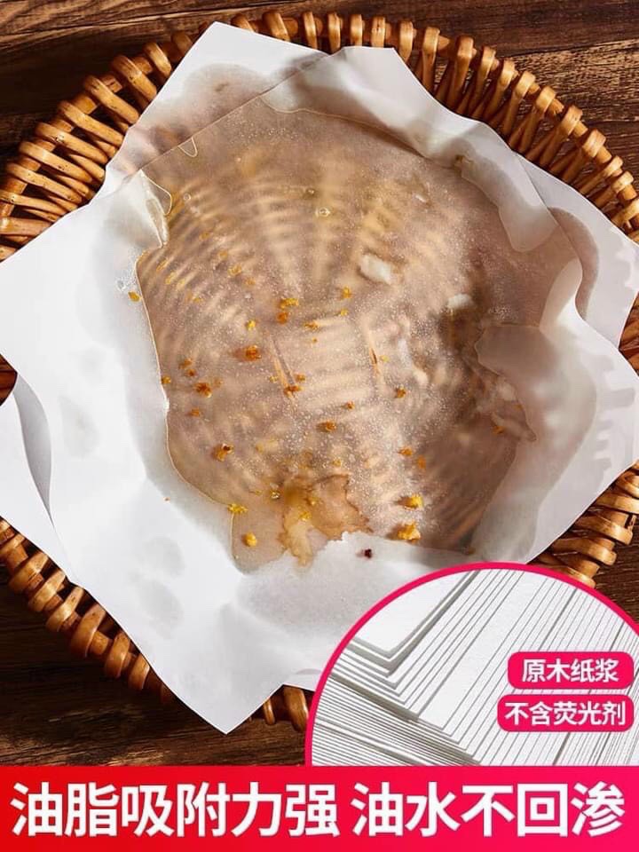 SET 40 TỜ GIẤY THẤM DẦU ĐỒ ĂN