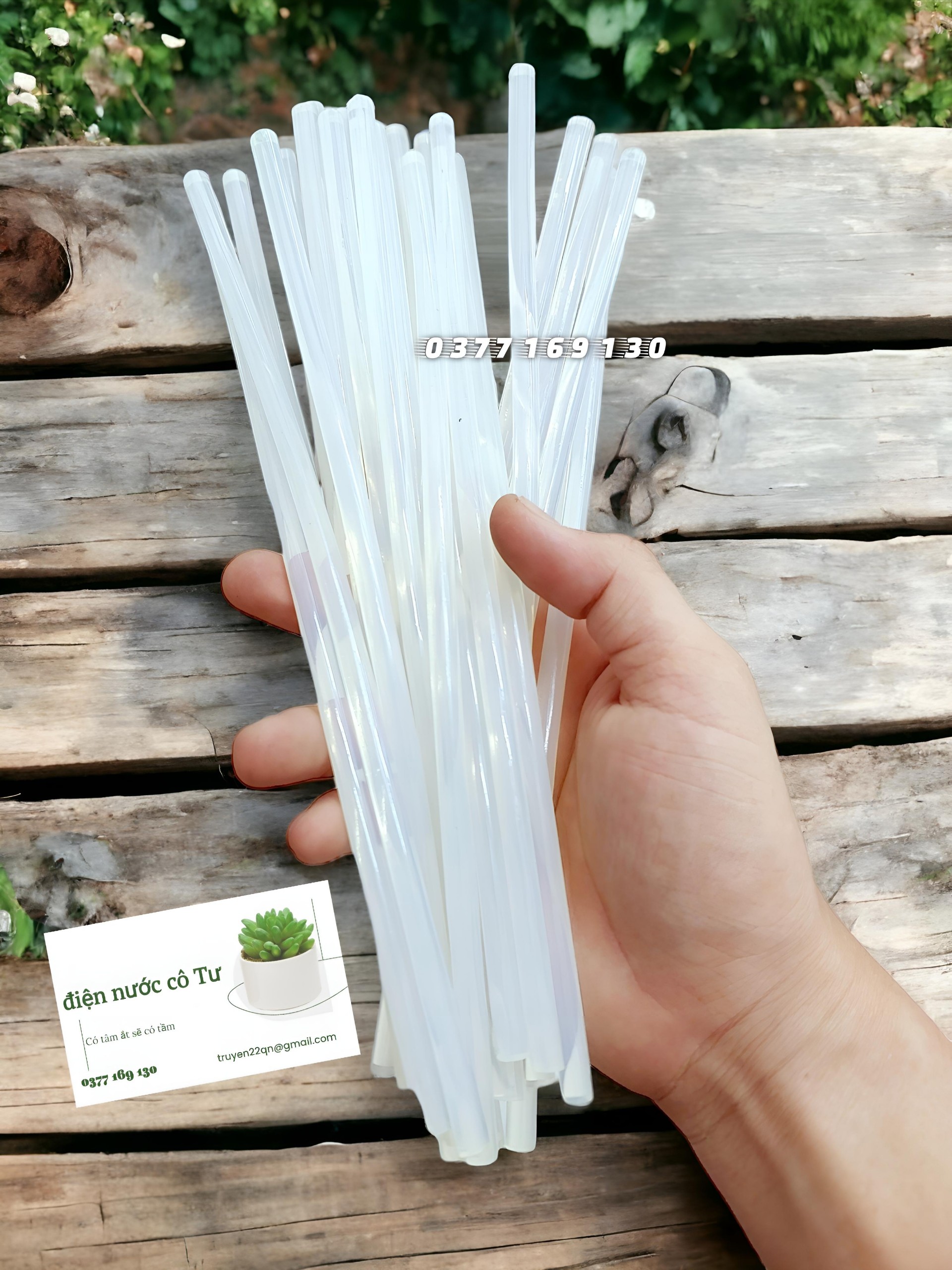 50 cây keo nến dán đồ thủ công mỹ nghệ