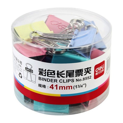 Kẹp bướm deli 41mm 8552 -24 chiếc