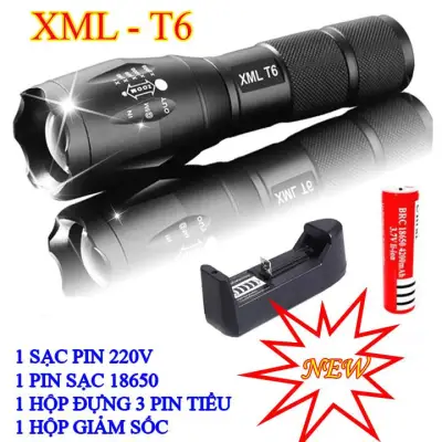 Đèn Pin Siêu Sáng XML-T6, Đèn Pin Police T6