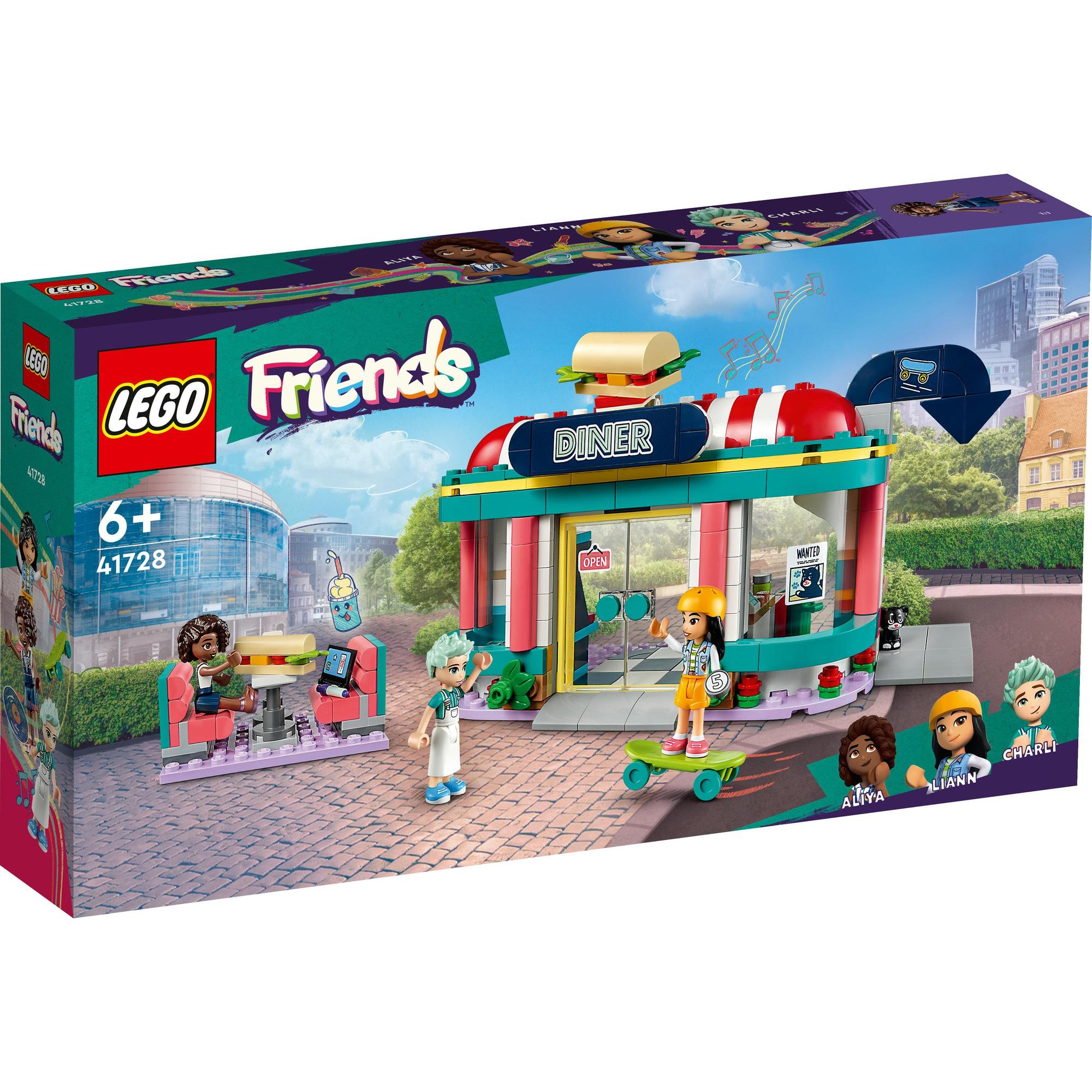 LEGO Friends 41728 Đồ chơi lắp ráp Nhà Hàng Trung Tâm Thành Phố HeartLake (346 Chi Tiết)