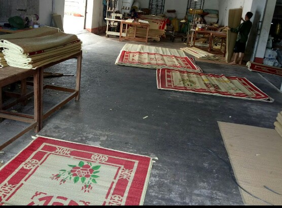 CHIẾU CÓI MAY MÉP  1M8*2M CAO CẤP IN HOA