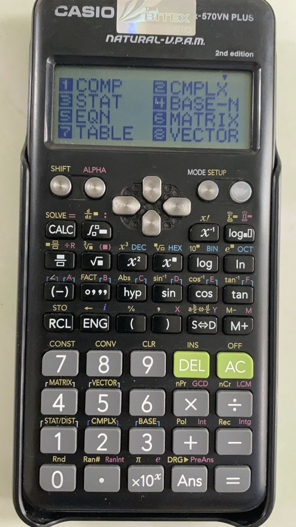 [HCM] Máy tính Casio FX570VN plus_2nd edition chính hãng (2nd hand)