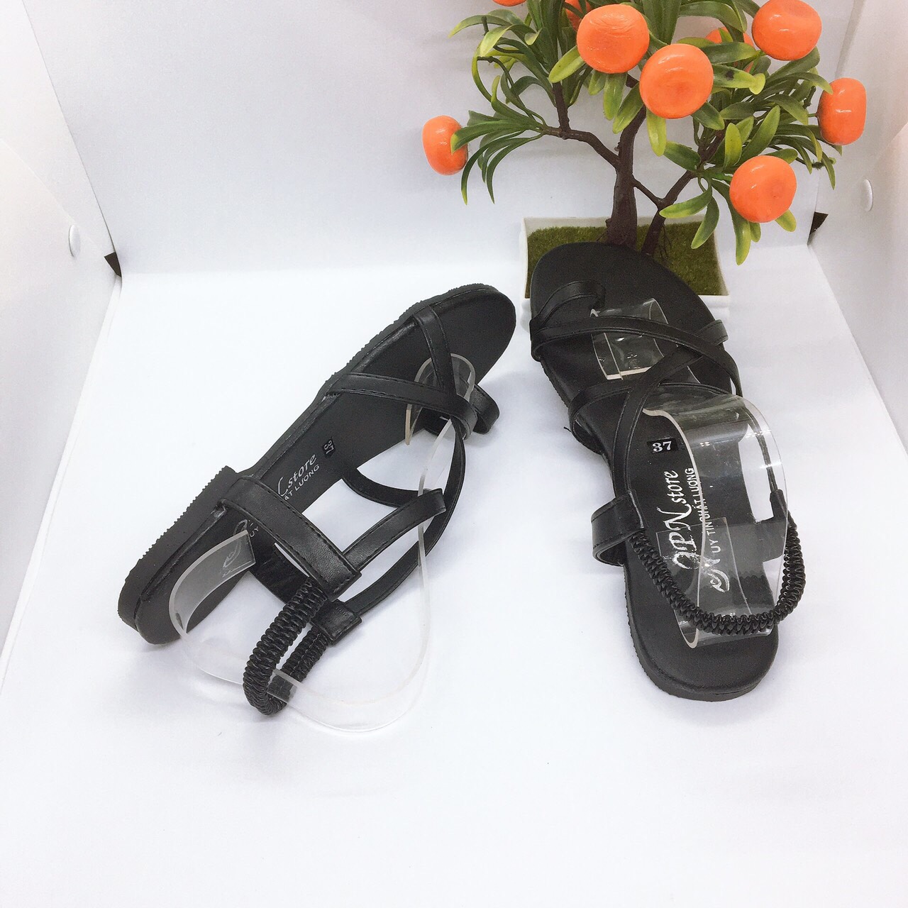 [HCM]sandal đế bệt quai mảnh chéo