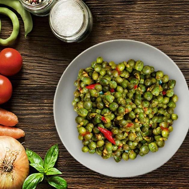 200g đậu hà lan rang tỏi ớt
