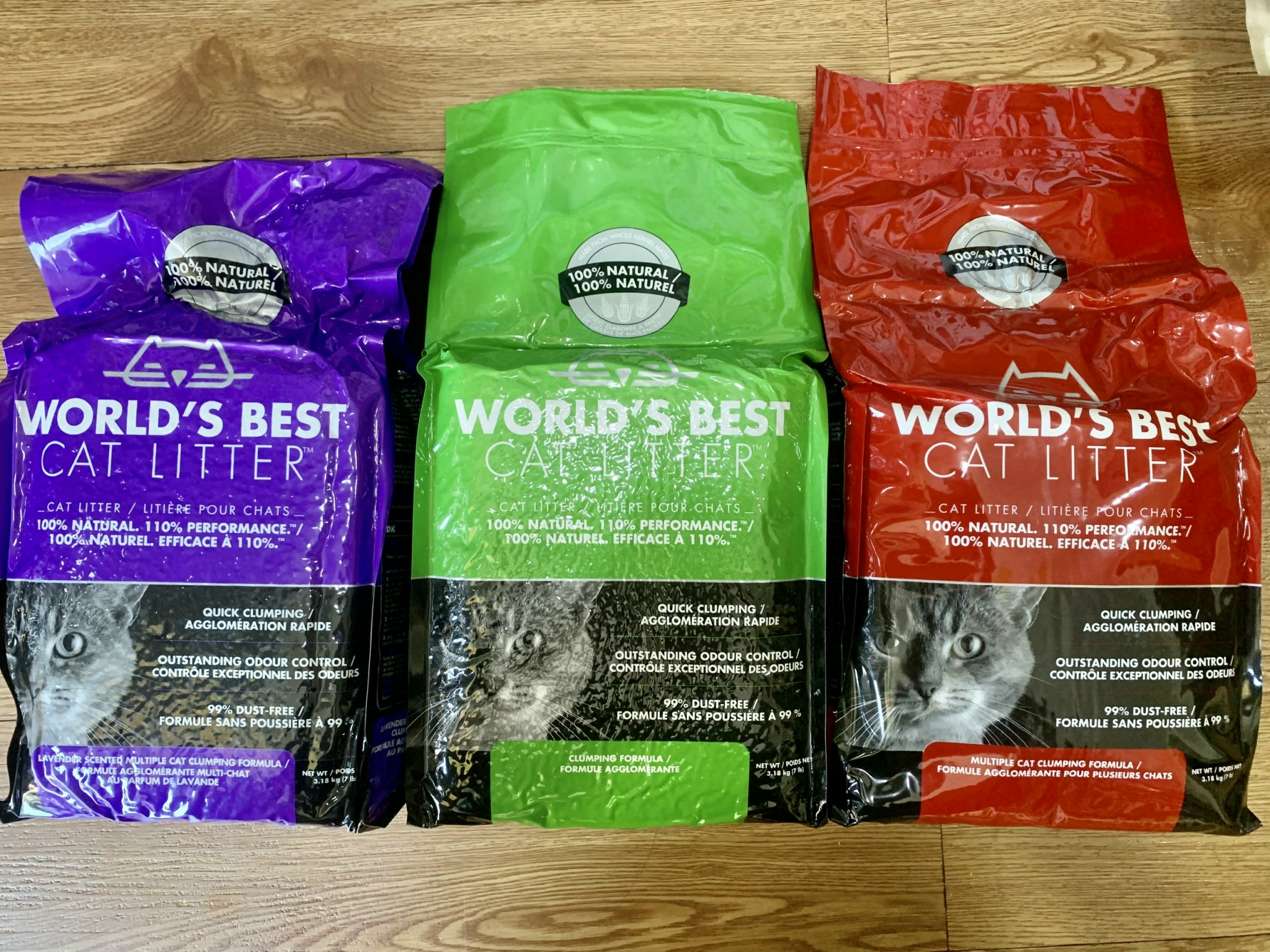 WORLD'S BEST sand for cat cleaning