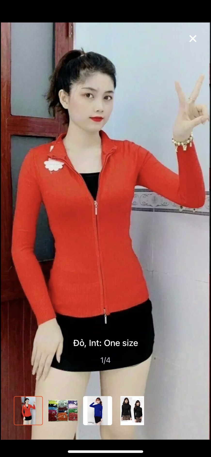 [HCM]Áo khoác len 2 đầu dây kéo