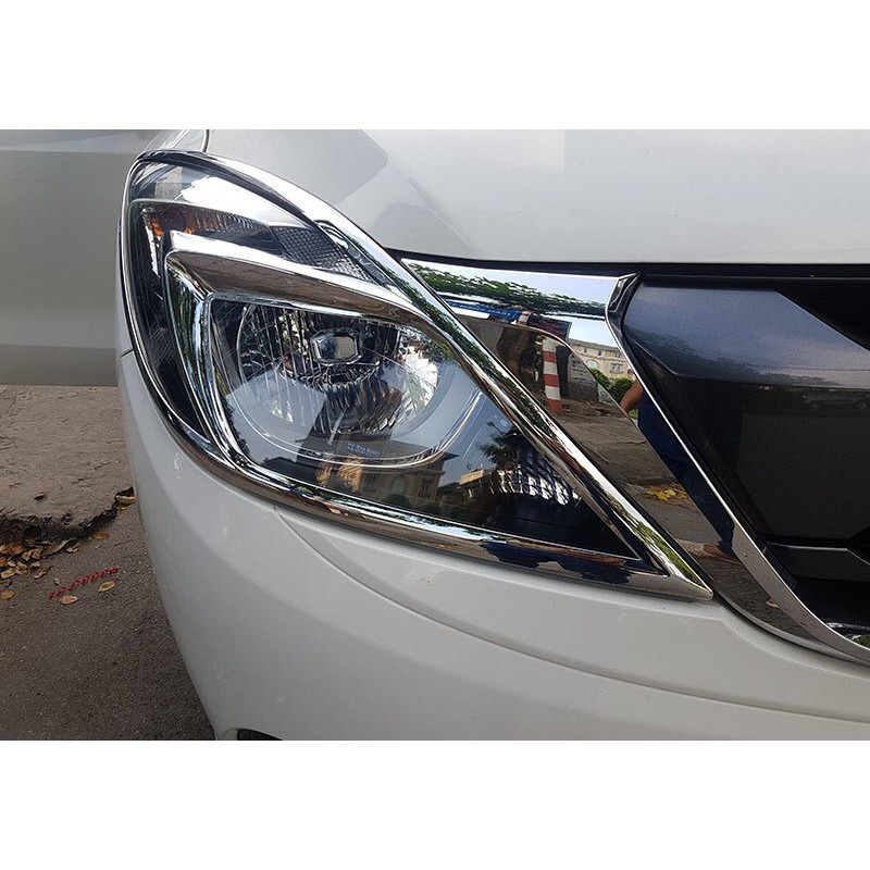 Ốp viền đèn pha + hậu MAZDA BT50 mạ crom