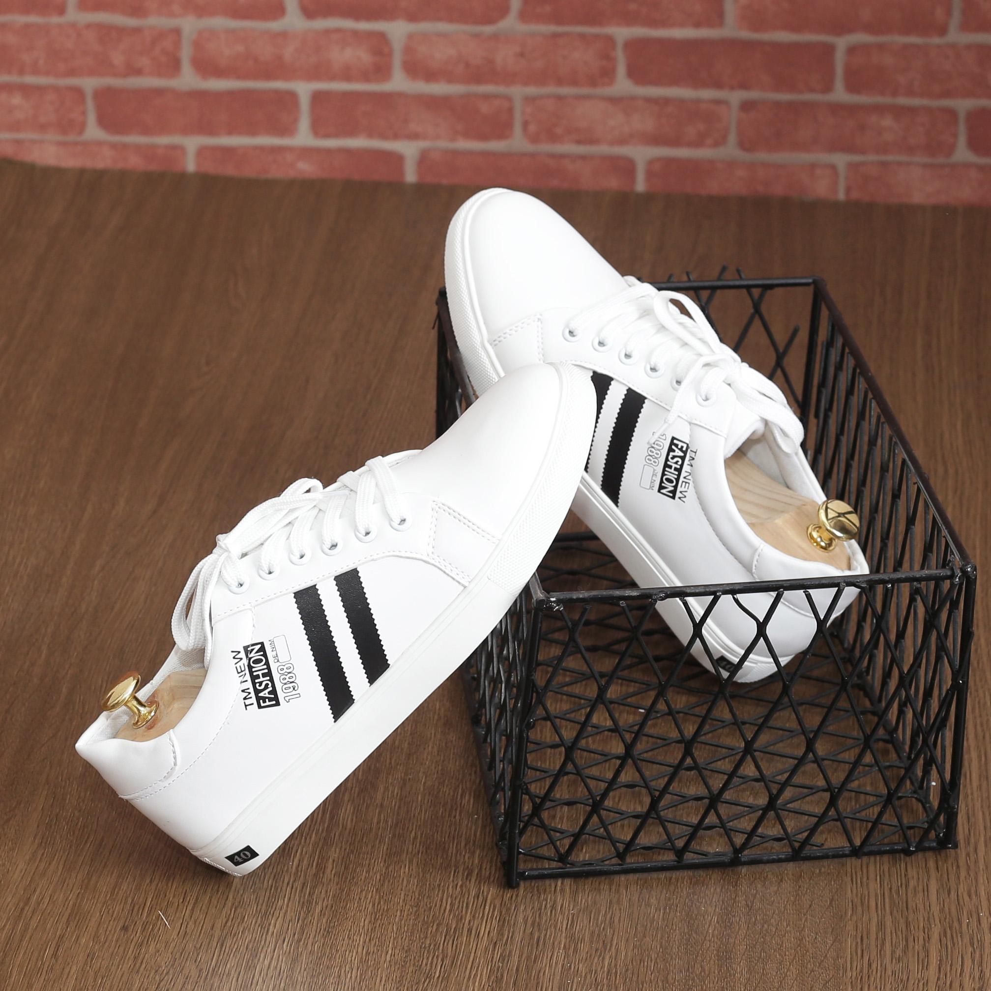 Giày nam, giày sneaker nam hot 2019 (Trắng)