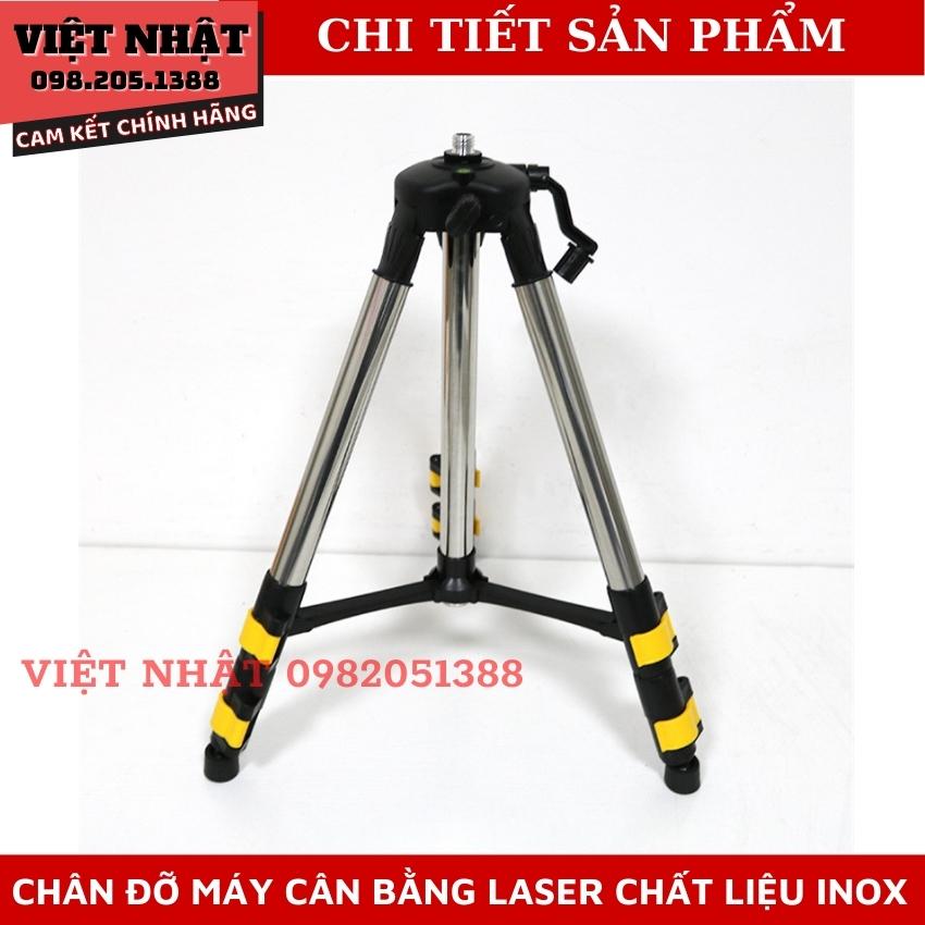 Chân đỡ máy cân bằng laser cao 0.5m, 1m2 và 1m5 chất liệu inox chống gỉ, tripod 3 chân dành cho máy cân mực, giá đỡ 3 chân cho mọi loại máy bắn cốt 2 tia, 5 tia, 12 tia, 16 tia, khóa chắc chắn