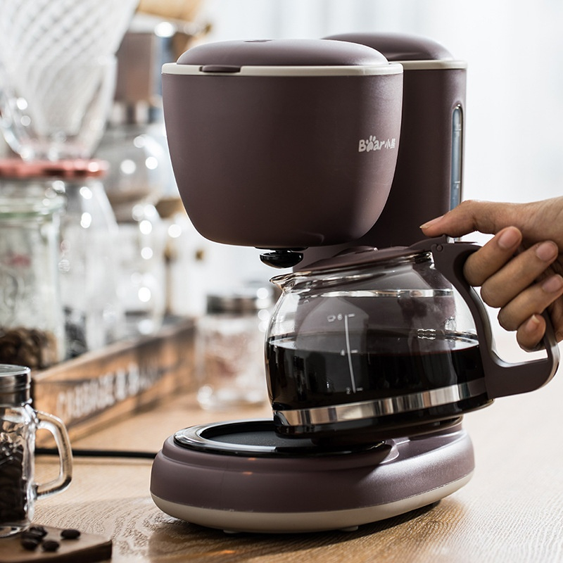 Máy Pha Cafe Mini Bear KFJ-A06K1/A06Q1, Máy Pha Cà Phê Mini Tự Động Dung Tích 600ml