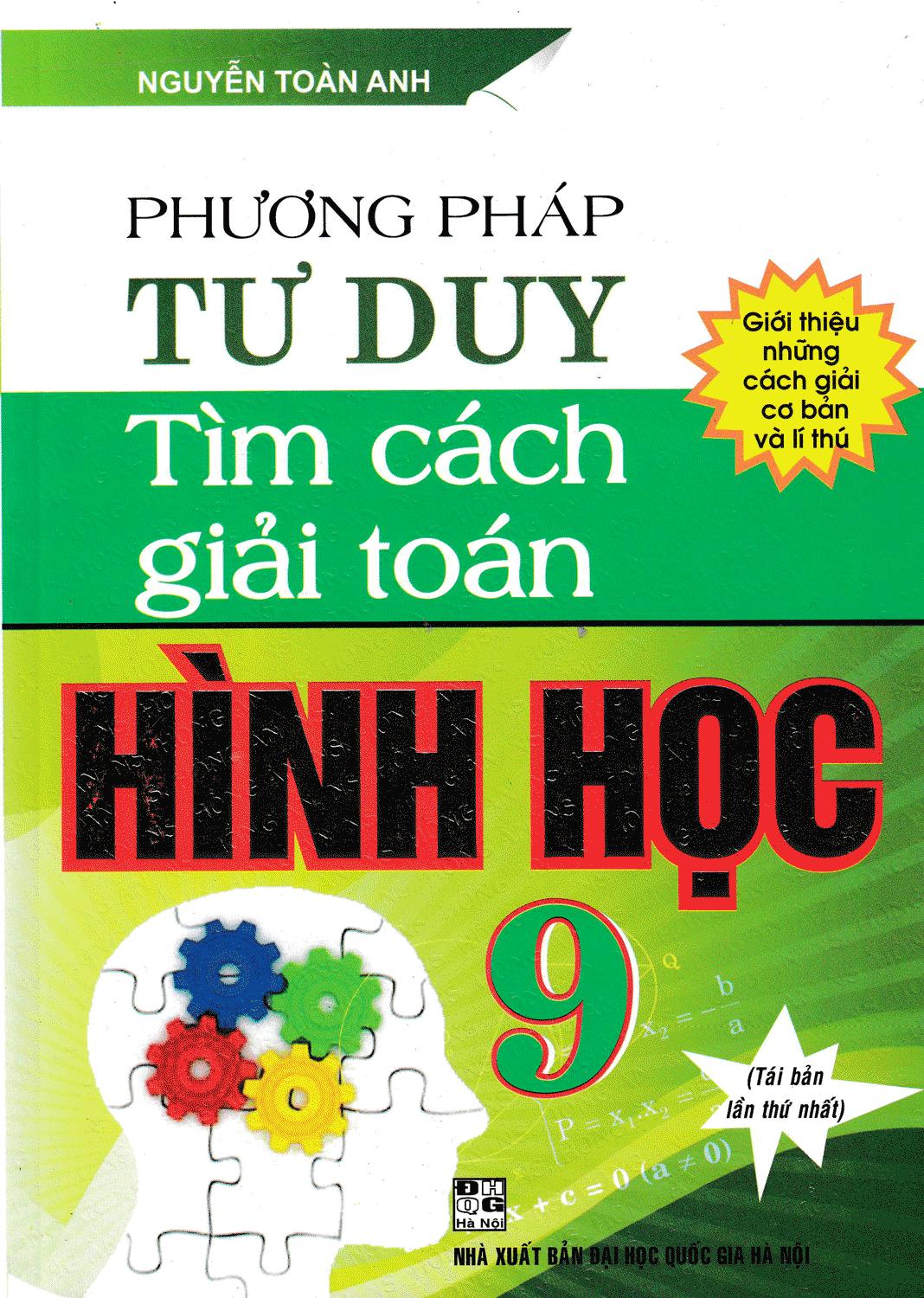Phương pháp tư duy tìm cách giải toán hình học 9