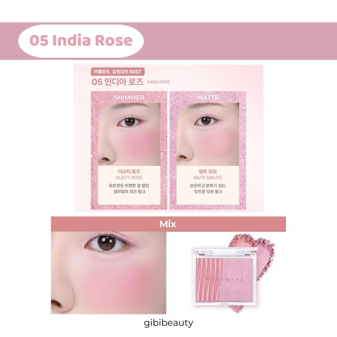 Má hồng wakemake sheer layering dual 5g