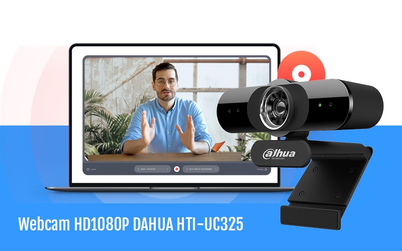 Webcam Dahua HTI-UC325 phân giải Full HD 1080P