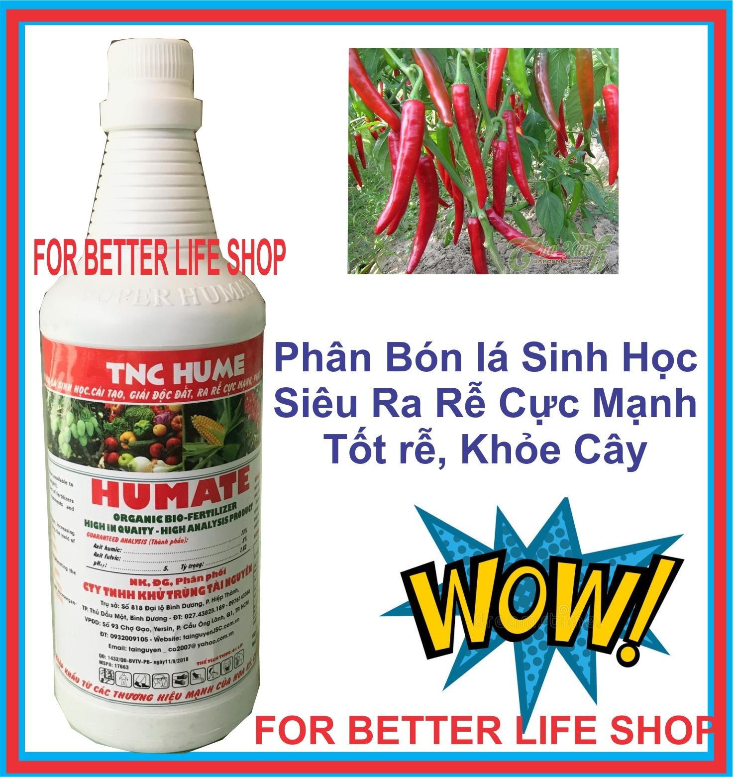 Phân Bón Cải Tạo Đất TNC HUME chai 1 lít