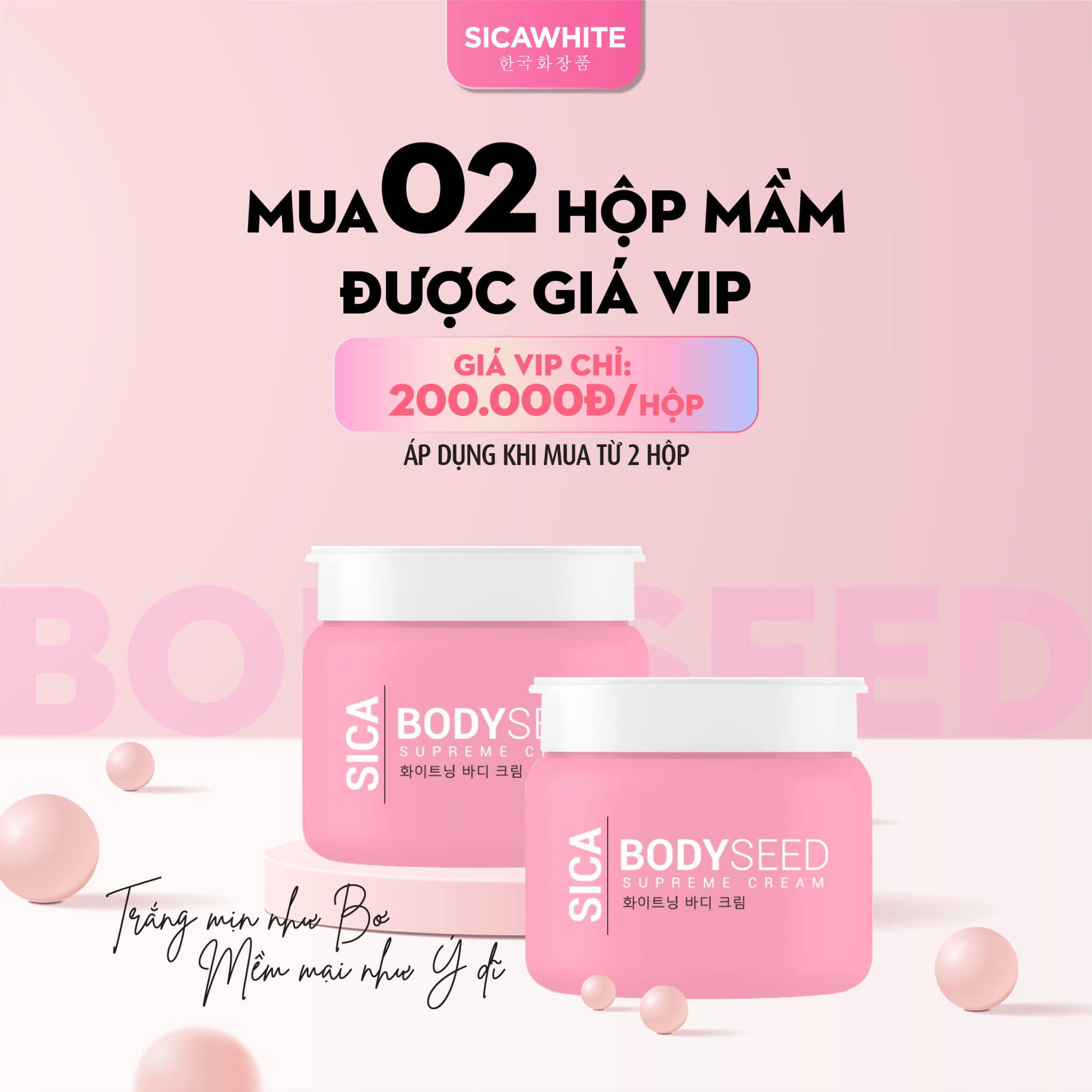 Kem dưỡng trắng - Body Mầm Sica
