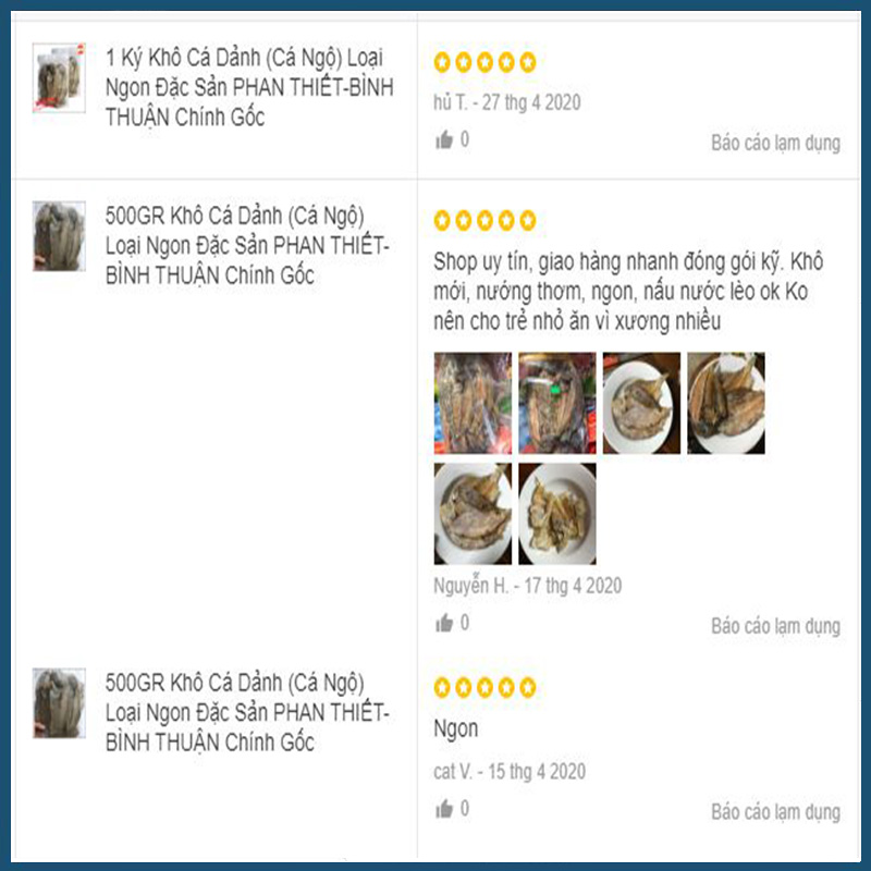 500GR Dried whole fish (Ca Ngo), Delicious Food PHAN THIET-BINH THUAN