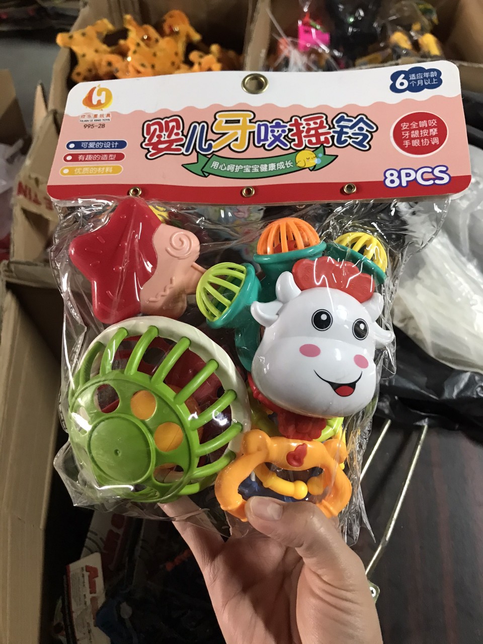 BỘ ĐỒ CHƠI XÚC XẮC HÌNH THÚ CHO BÉ