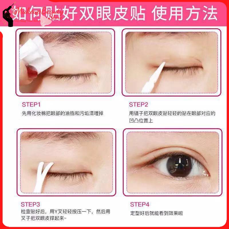 Kích mí vân lưới siêu mỏng, tàng hình, 120 miếng dán A17 MS 859 [ MakeupBeauty_Store ]