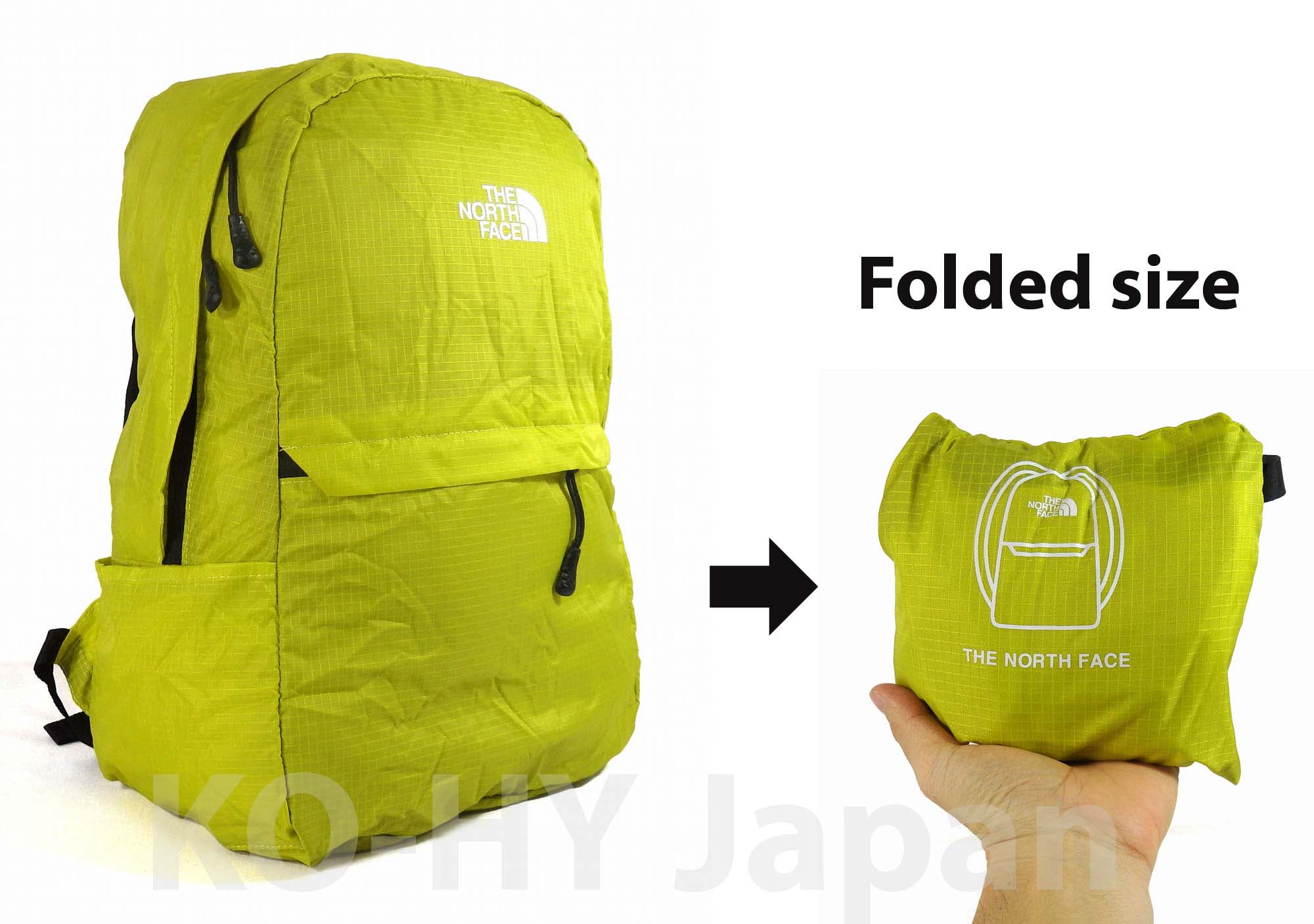 [HCM]Ba lô xếp du lịch The North Face Foldable Flyweight pack