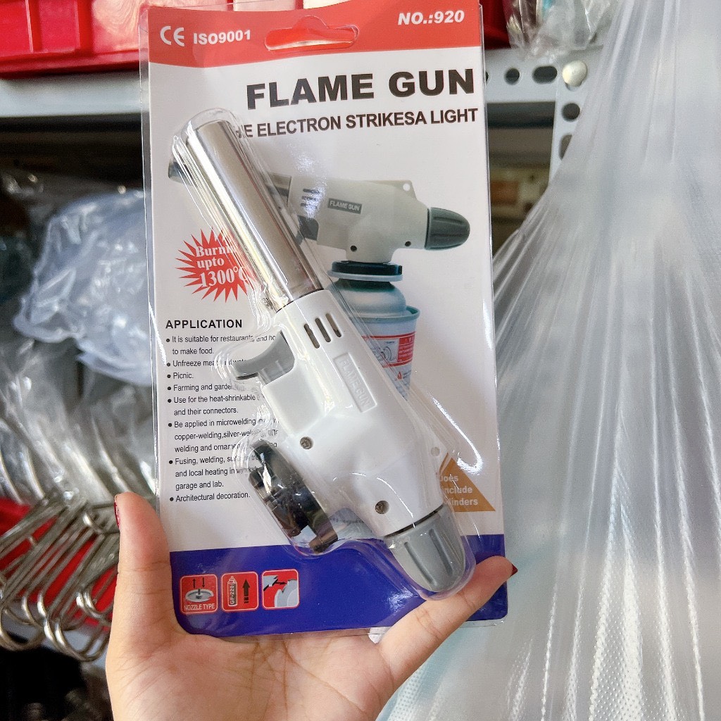 Dụng cụ khò lửa, khò gas,khò thức ăn, dùng để mồi than,,,,,sử dụng cho bình gas mini