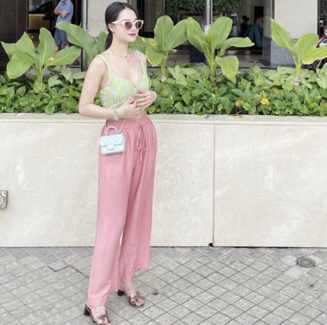 Quần Đũi Tơ Ống Rộng HT_68