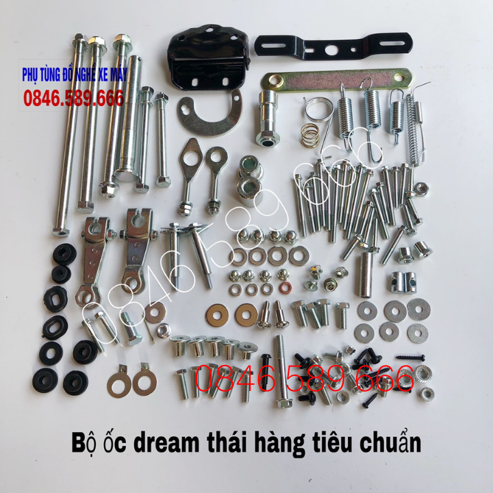 Bộ Ốc Dàn Xe Dream Thái Hàng Tiêu Chuẩn Cao cấp