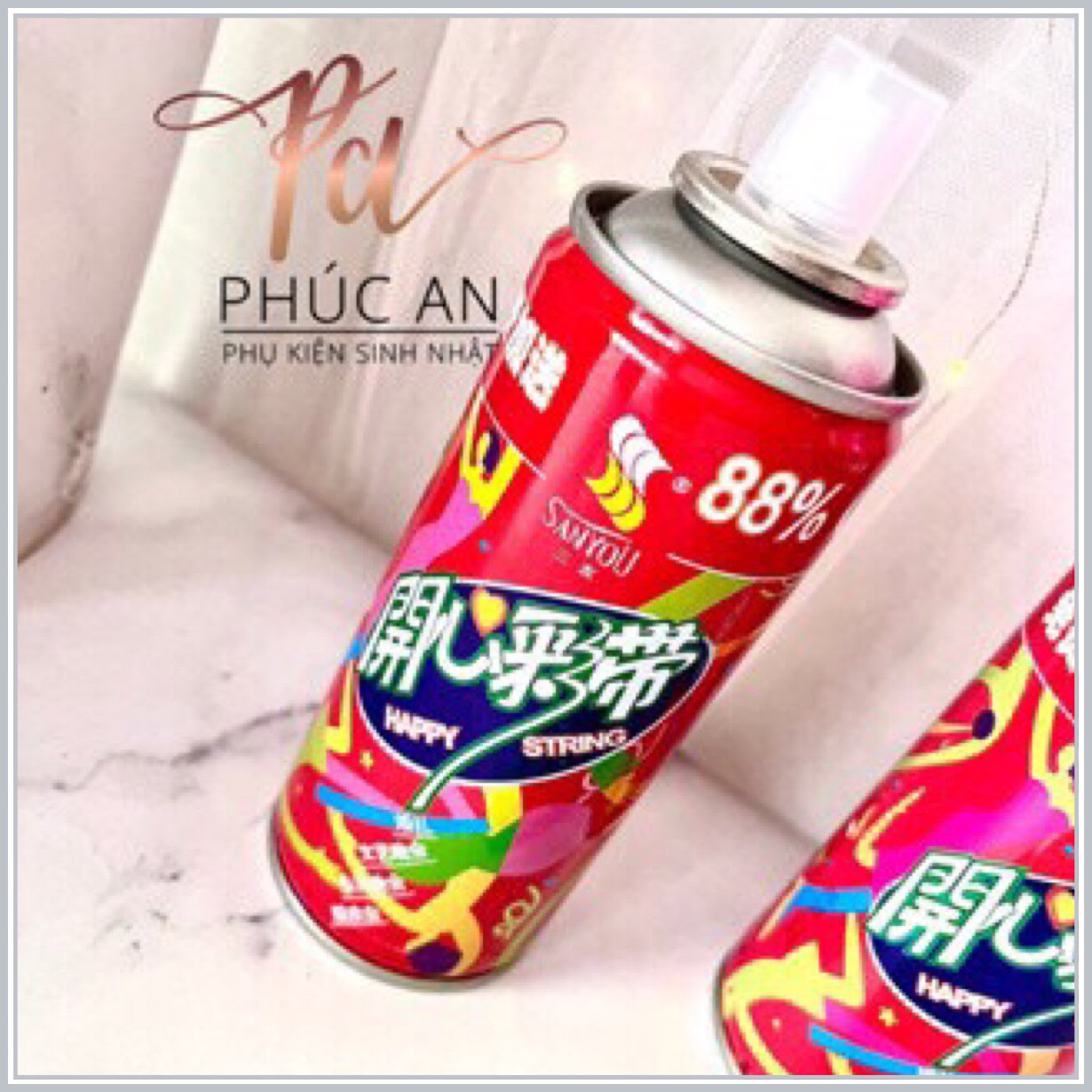 Bình xịt dây sinh nhật, liên hoan, party, lễ hội