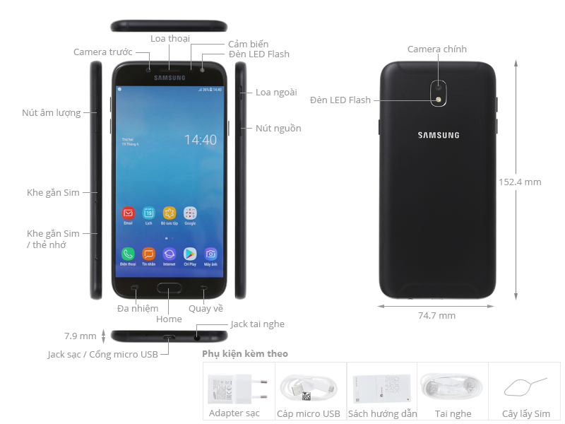 Điện thoại Samsung Galaxy J7 Pro