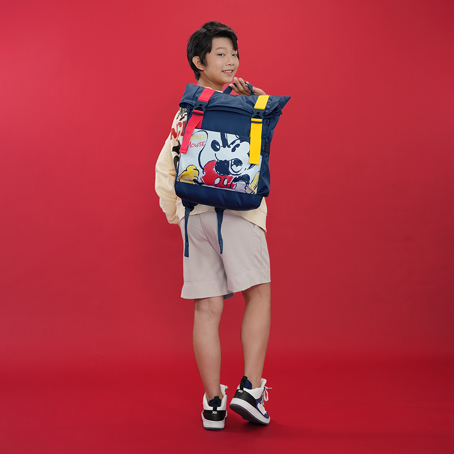 Balo Đi Học, Đi Chơi Roller Mickey CLEVER HIPPO BKUL5201/BLUE