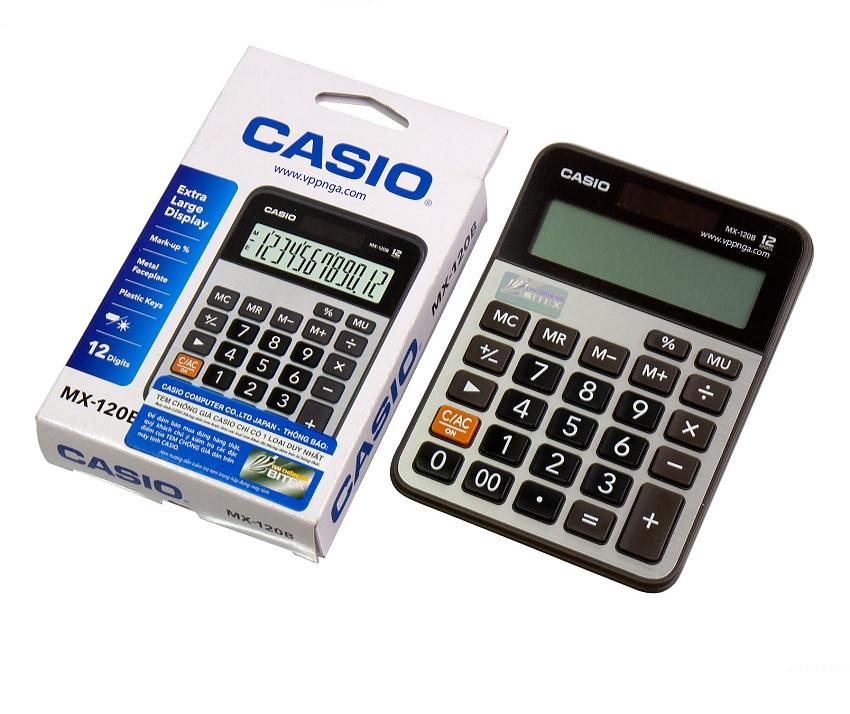 Máy tính Casio MX-120B - Chính hãng Bitex, Bảo hành 7 năm