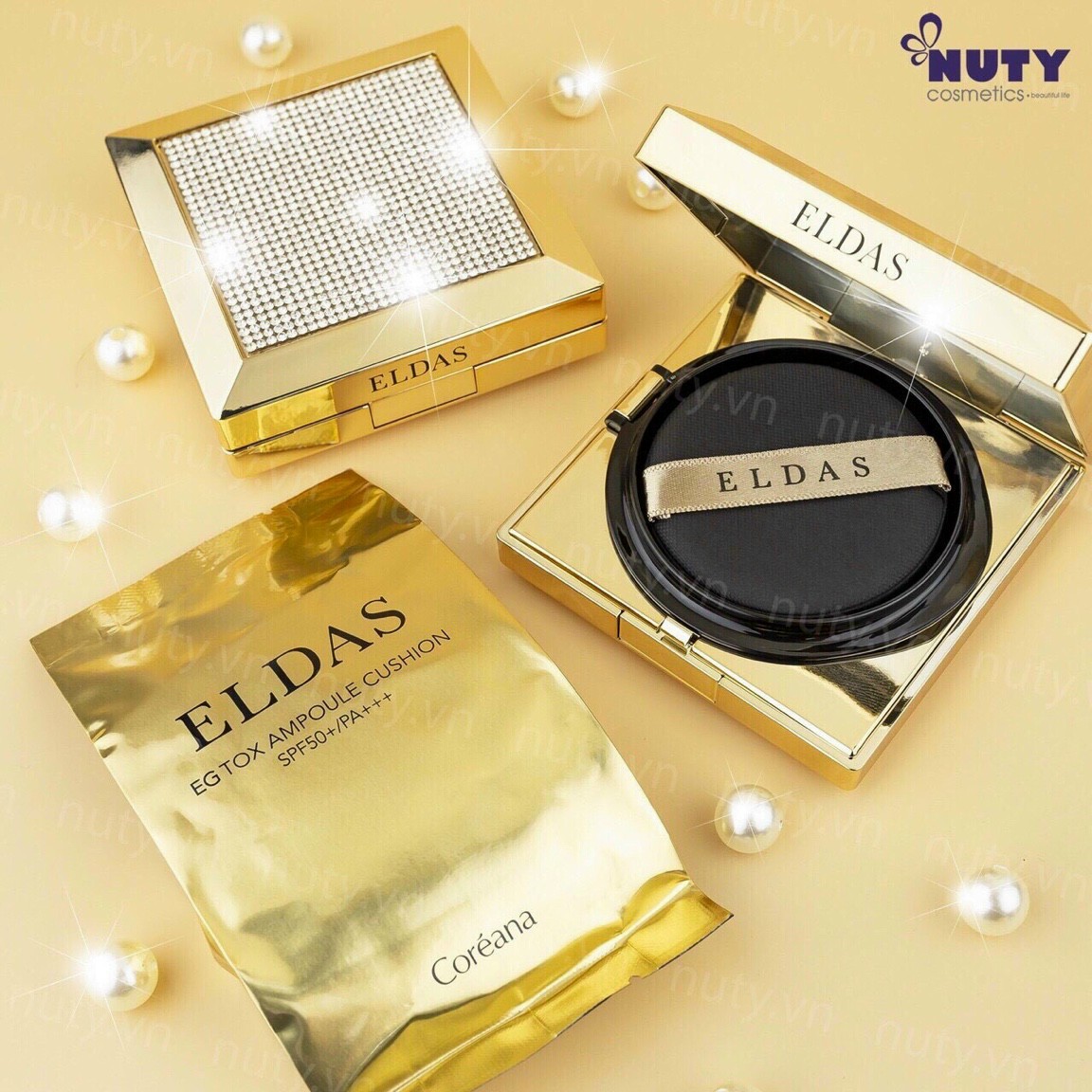 Phấn Nước Coreana Eldas Tặng Kèm Lõi Refill