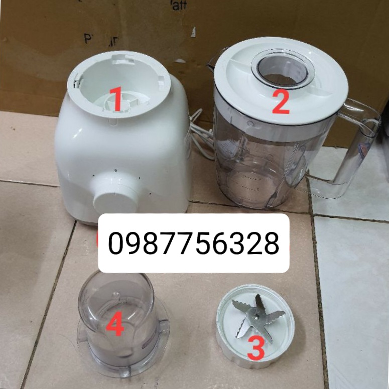[HCM]Phụ kiện máy xay Philip HR2108 HR2102 HR2104