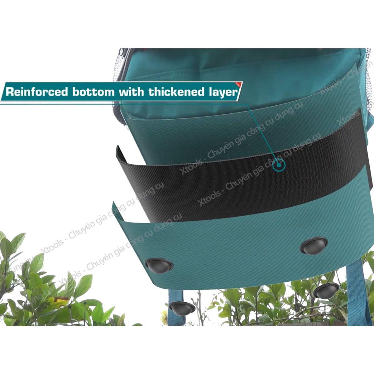Balo đựng đồ nghề đeo lưng đăng năng nhiều ngăn TOTAL THBP0201 balo đựng máy tính, dụng cụ, phụ kiện, đồ nghề, máy móc