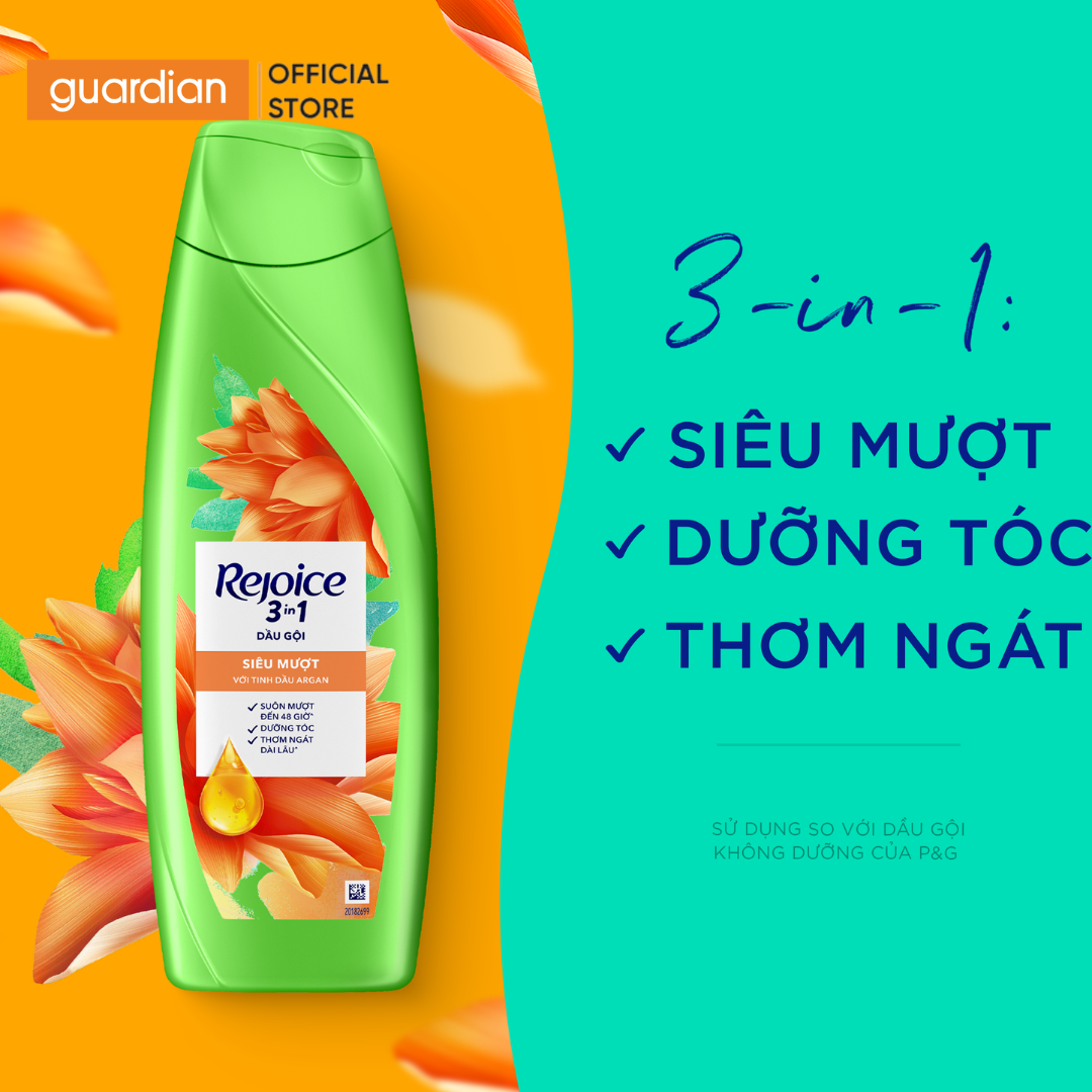 Dầu Gội Siêu Mượt Rejoice 320Gr