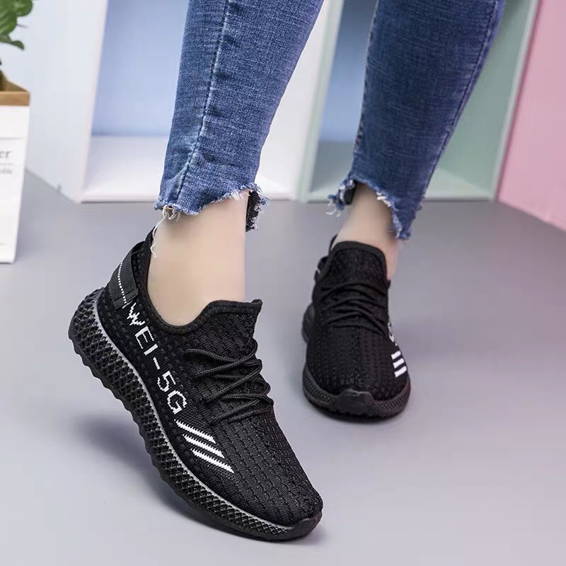 Giày thể thao nữ cổ chun cực mềm và êm chân,giày sneaker cổ chun siêu mềm phù hợp chạy bộ và tập gym mẫu hot 2021