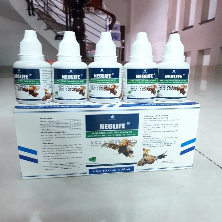 MEN SỐNG CAO CẤP CHO GÀ ĐÁ NEOLIFE 10ml