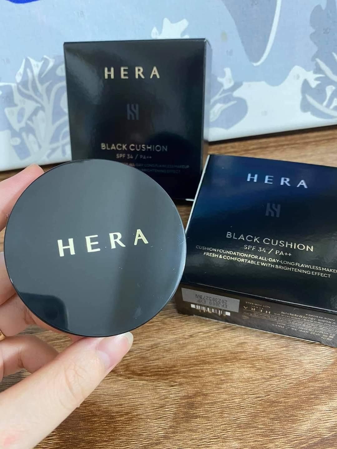 [100% AUTH] Phấn nước cao cấp Hera Black Cushion (1main +refill)SPF34/PA++