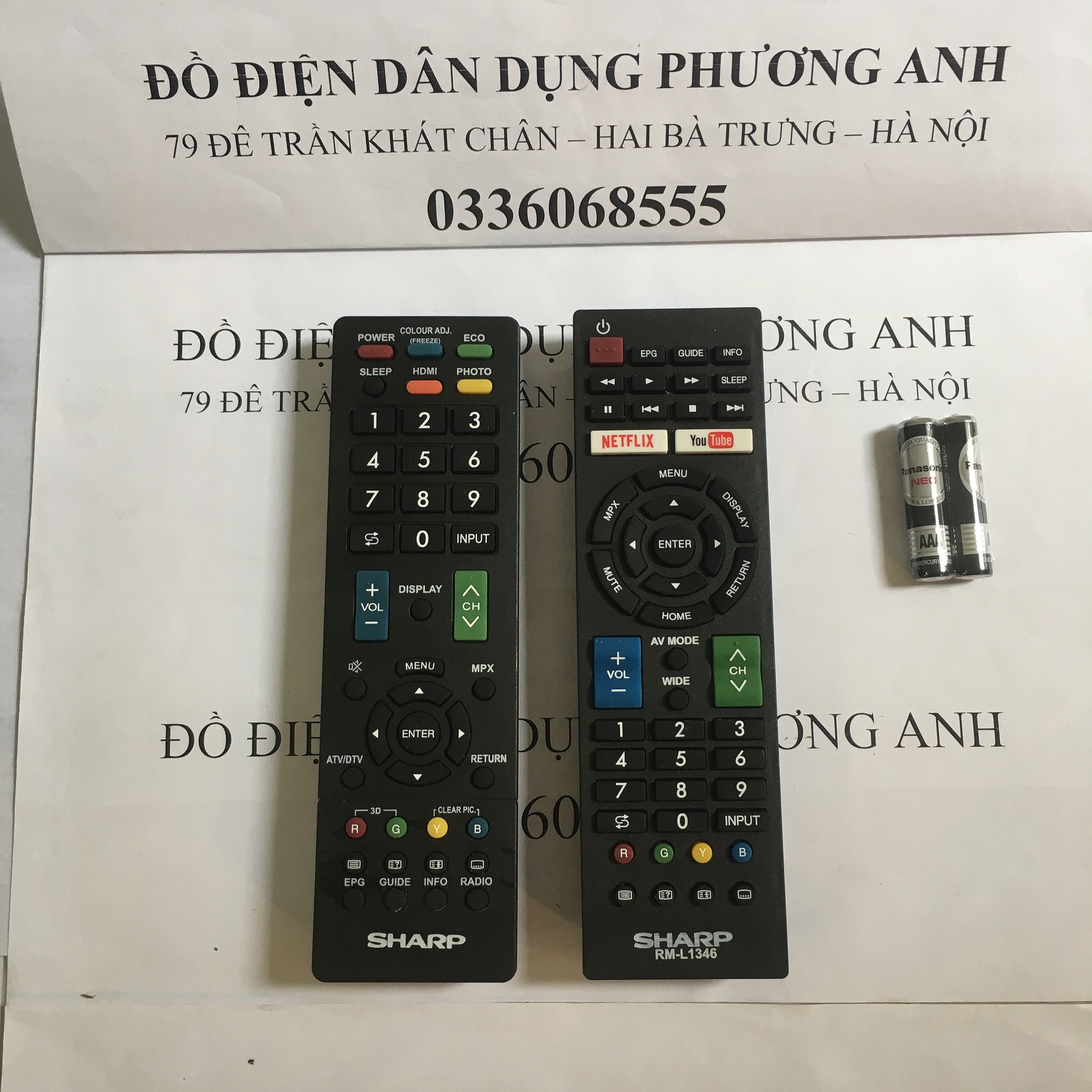FREESHIP ĐIỀU KHIỂN TIVI SHARP 32INCH