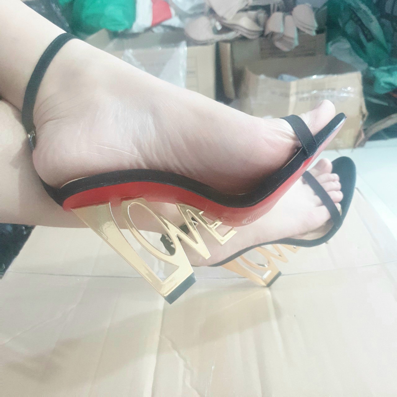 [HCM]Giày sandal cao gót cao cấp 11cm