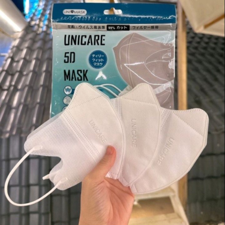 Thùng 100 Chiếc Khẩu Trang 5D Mask Unicare 5D Unimask