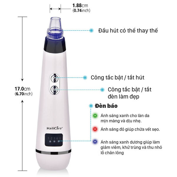 Máy Hút Mụn Haili Care