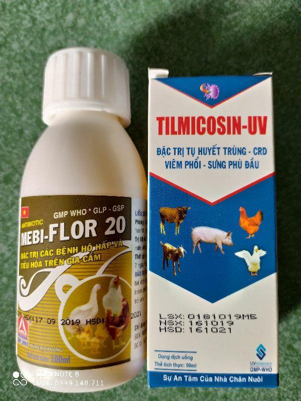 COMBO MEBI FLOR 20 -100ML VÀ TILMICOSIN -50ML