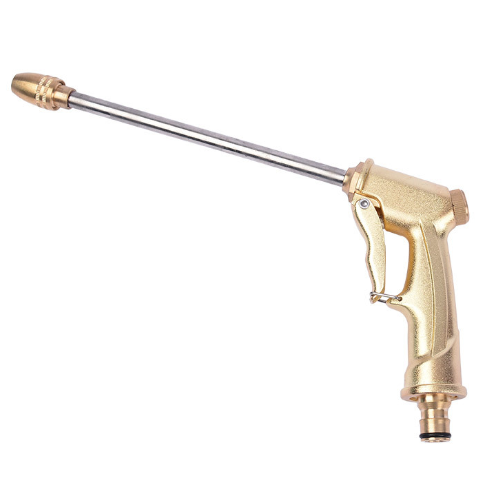 Vòi phun xịt nước,vòi tưới cây rửa xe tăng áp lực nước 206775 (vòi vàng đồng)