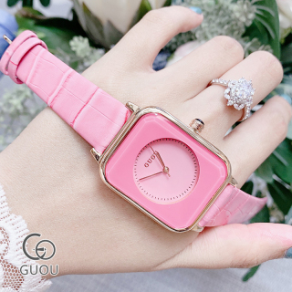 Đồng hồ Nữ GUOU ROSE Dây Mềm Mại đeo rất êm tay - Đồng hồ nữ chống nước thumbnail