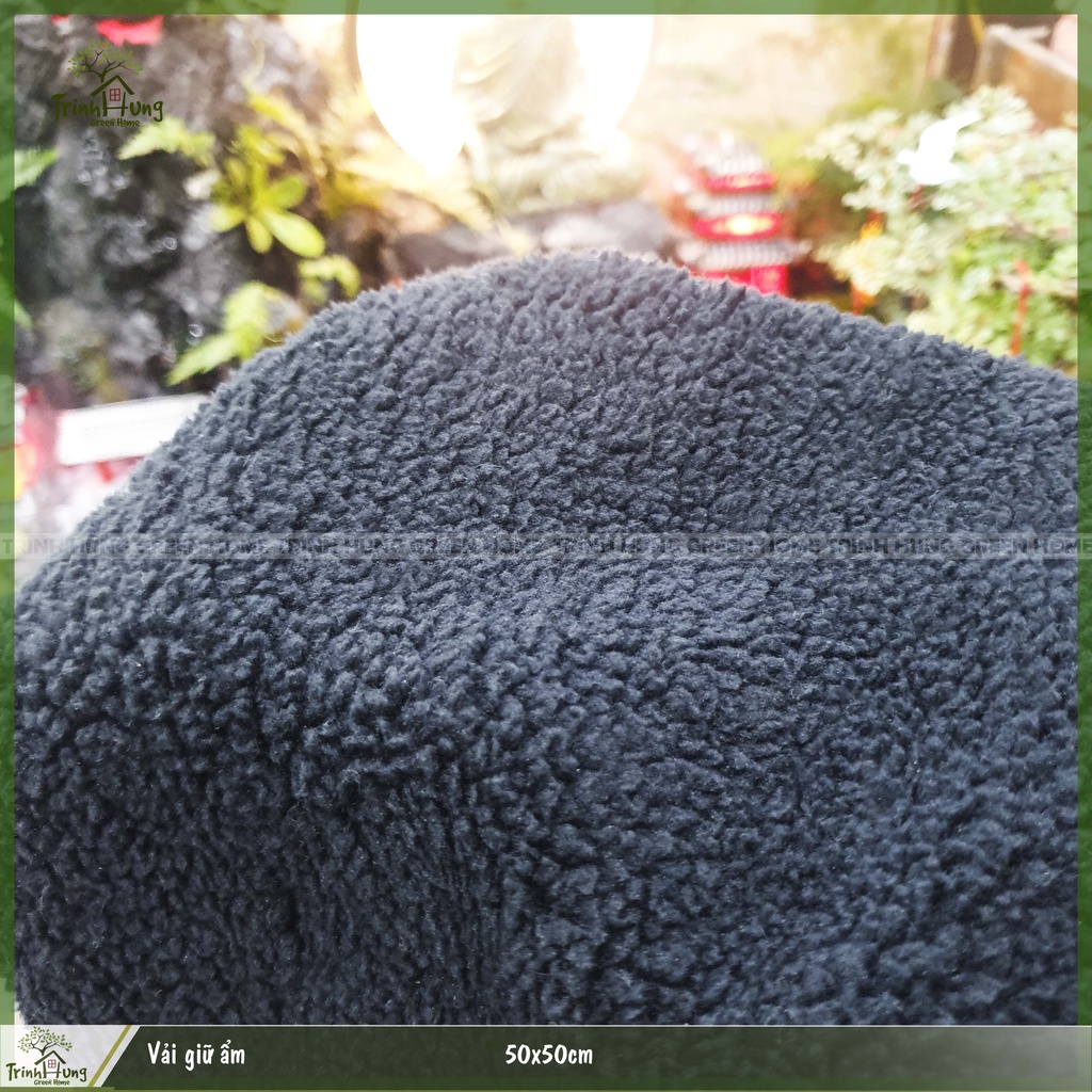 Vải giữ ẩm - Setup bán cạn, Terrarium, tường rêu