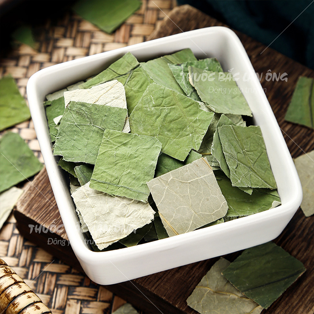 Lá sen khô 500g, trà lá sen, thơm, sạch - Lãn Ông