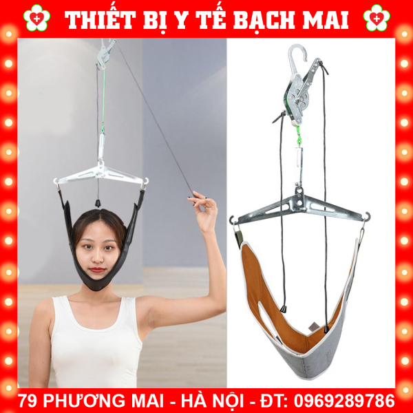 Đai Treo Kéo Giãn Đốt Sống Cổ - Dụng Cụ Kéo Giãn Cột Sống Cổ Tại Nhà