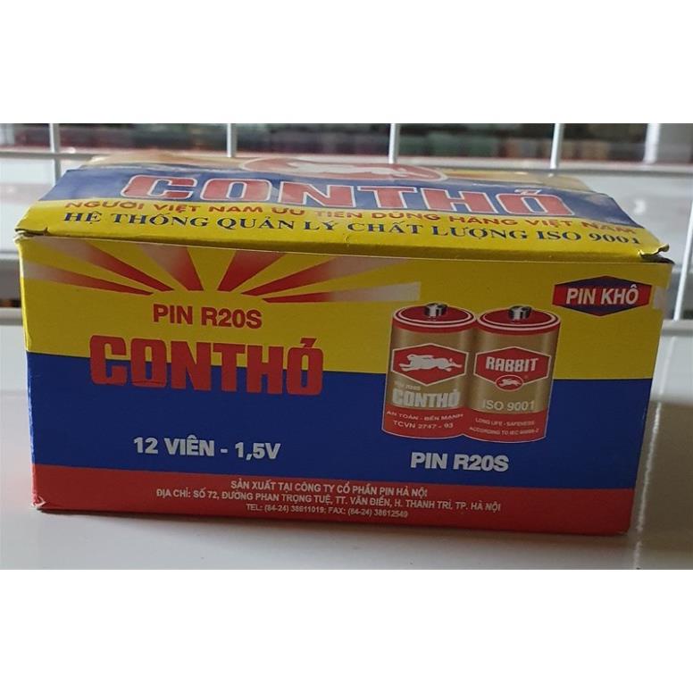 Pin đại Con Thỏ R20S - 1 đôi (1 hộp 12 viên)