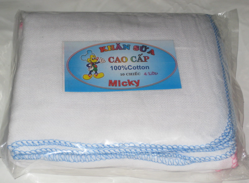 10 Chiếc khăn sữa 4 lớp cho bé